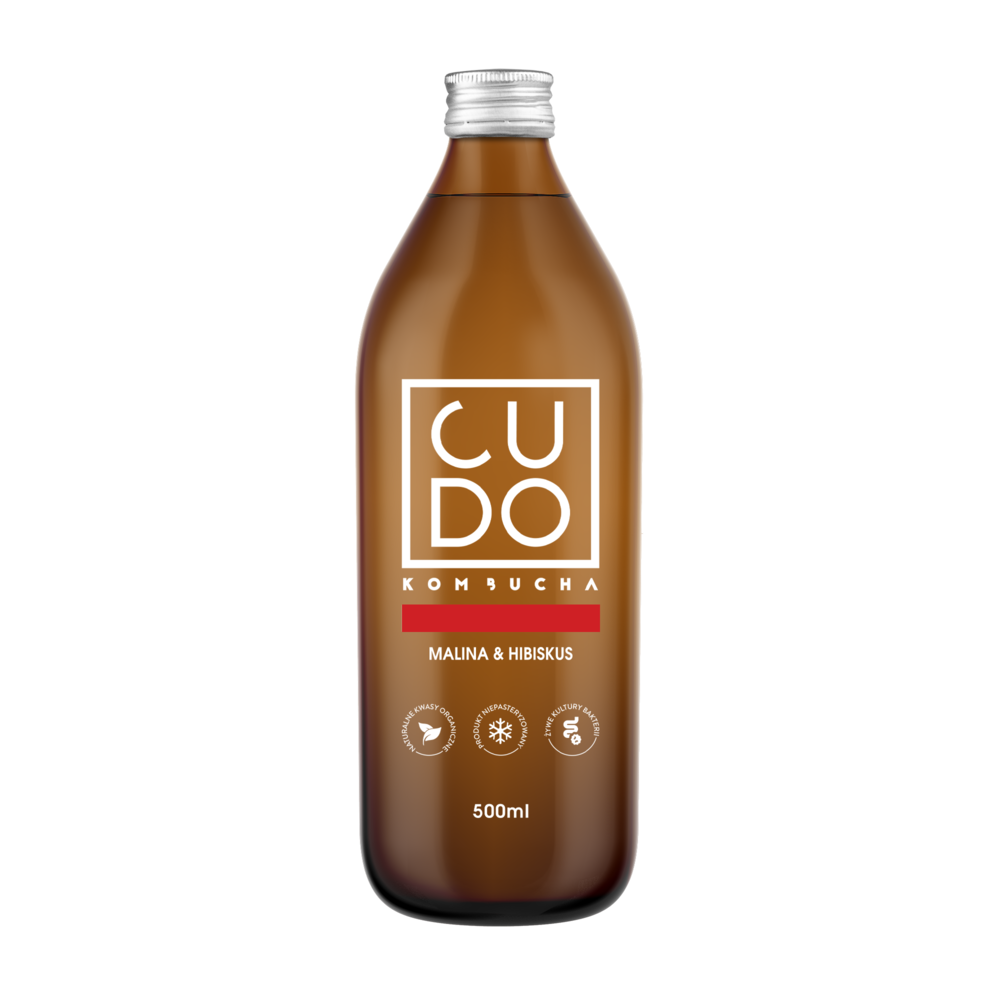 Kombucha malina & hibiskus