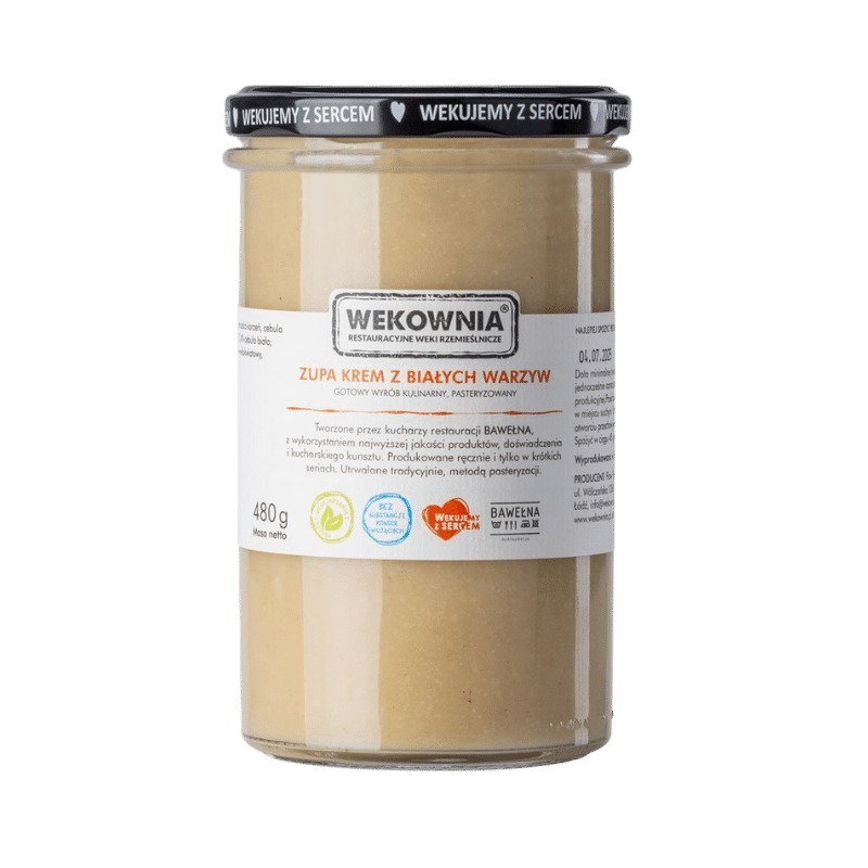Krem z białych warzyw