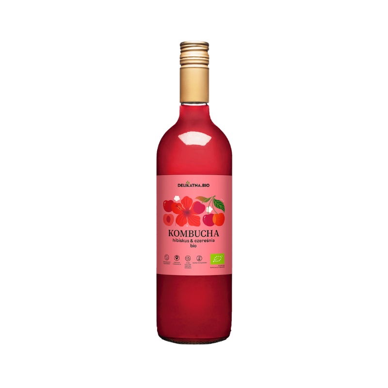 Kombucha hibiskus i czereśnia