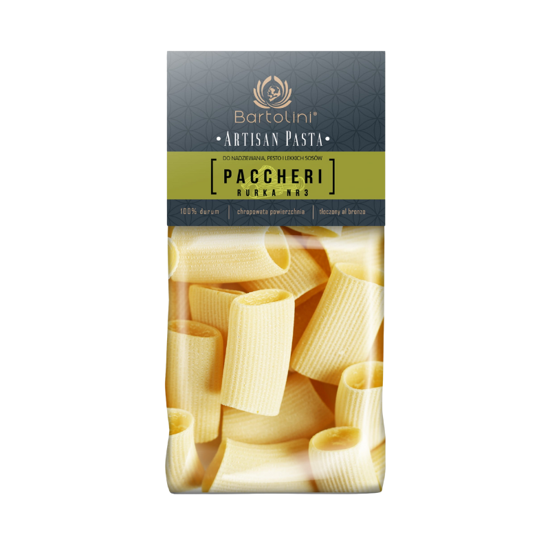 Makaron paccheri rurka