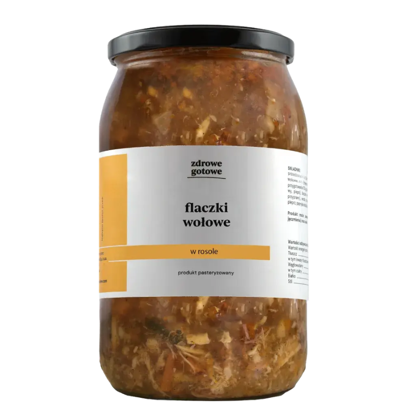 Flaczki wołowe w rosole