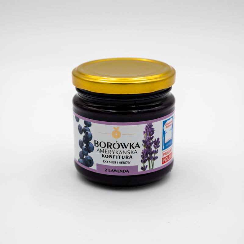 Konfitura z borówki z lawendą 